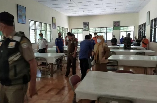 Pengawasan Forkopimda Pangkep pada seluruh sekolah di Kabupaten Pangkep, Sulsel