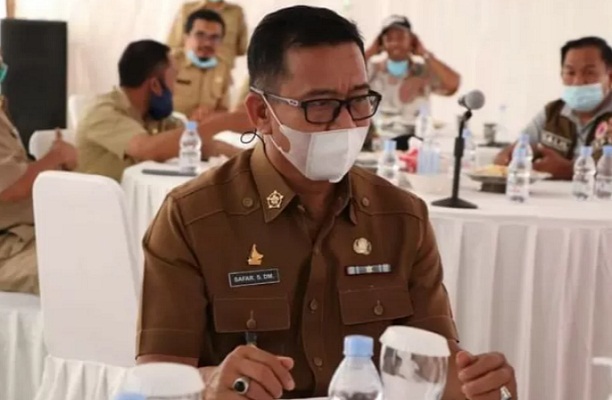 Juru bicara Satgas COVID-19 Sulbar, Safaruddin Sanusi yang juga kepala Dinas Kominfo Sulbar, di Mamuju
