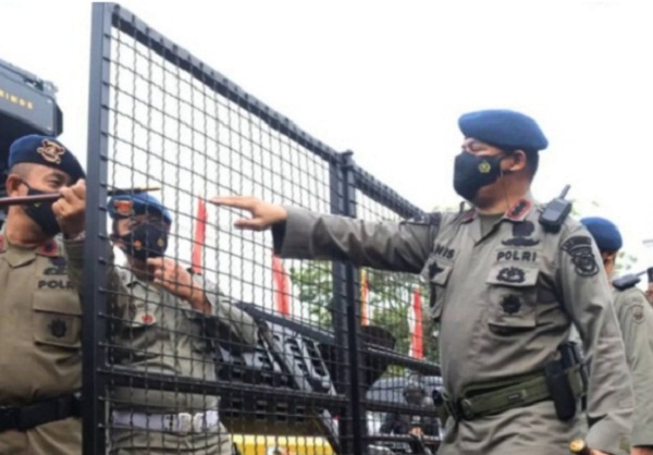 Kesiapan Pengamanan PON XX Papua, Dansat Brimob Polda Sulsel Pimpin Apel